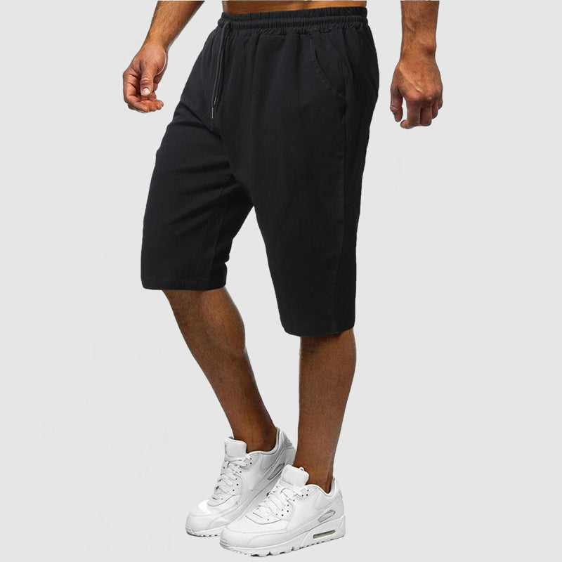 Men's Breathable Casual Sports Cotton Linen Shorts