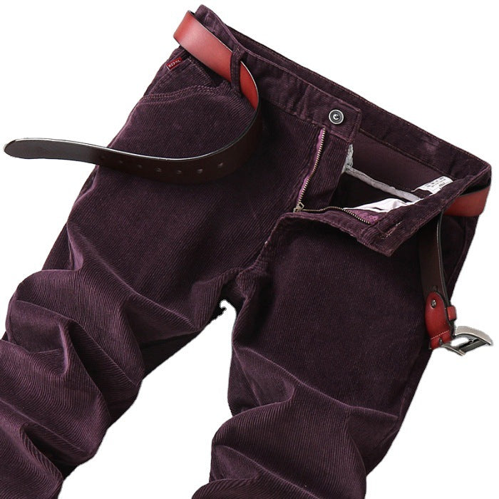 Men's Casual corduroy pants