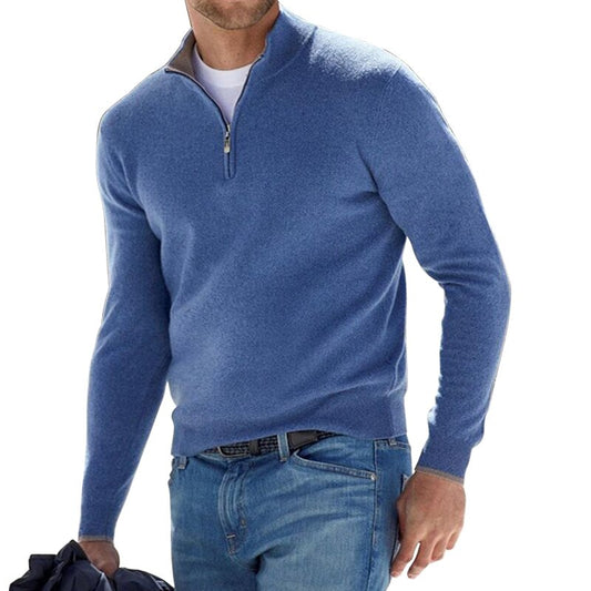 Men's Delicate Quarter Zip Sweater