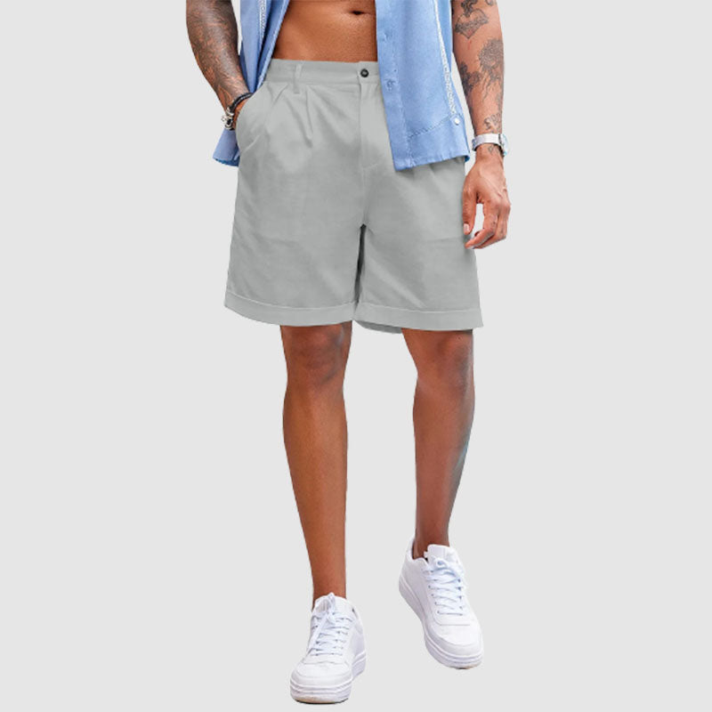 Men's Linen Summer Beach Shorts