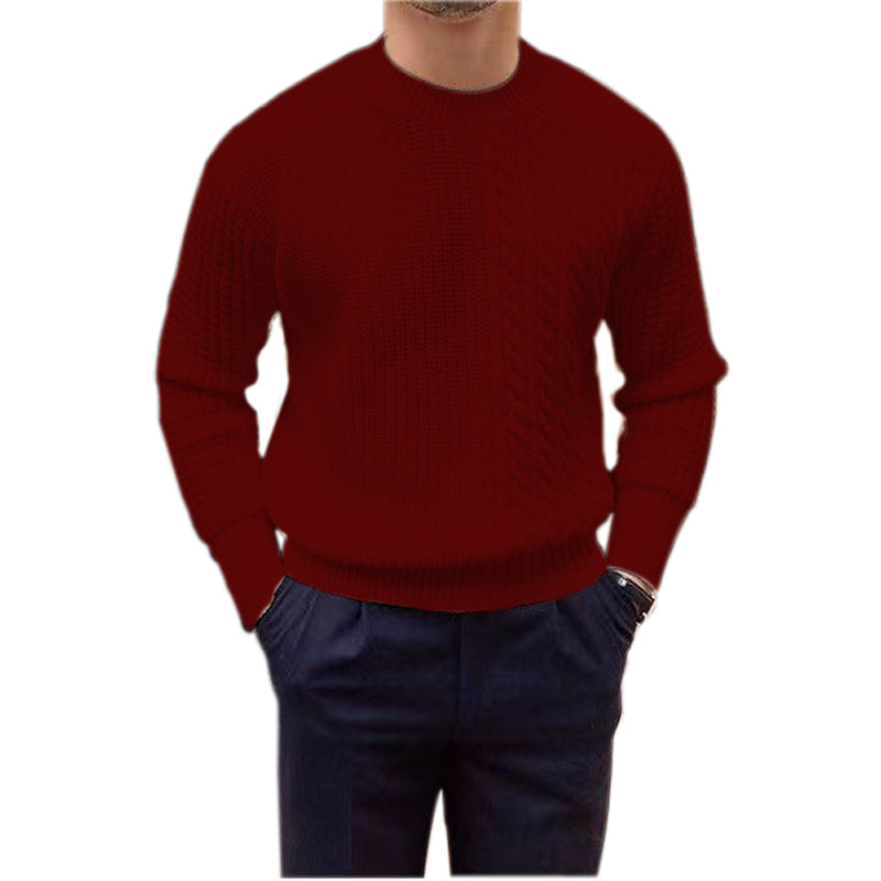 Men's Round Neck Cashmere Sweater