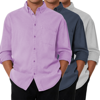 Men's Cotton Long Sleeve Shirt