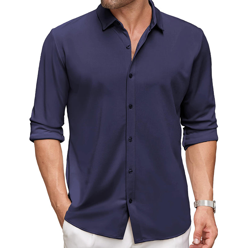 Men's Anti-Wrinkle Button Shirt