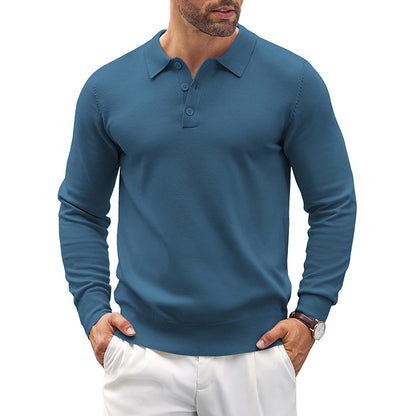 Men's Men's Knit Casual Classic Polo Shirts