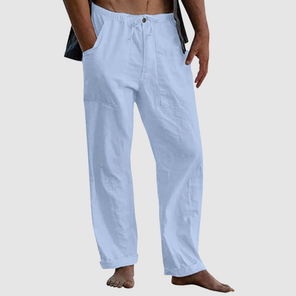 Men's Linen Beach Loose-Fitting Pants