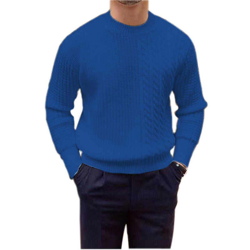 Men's Round Neck Cashmere Sweater