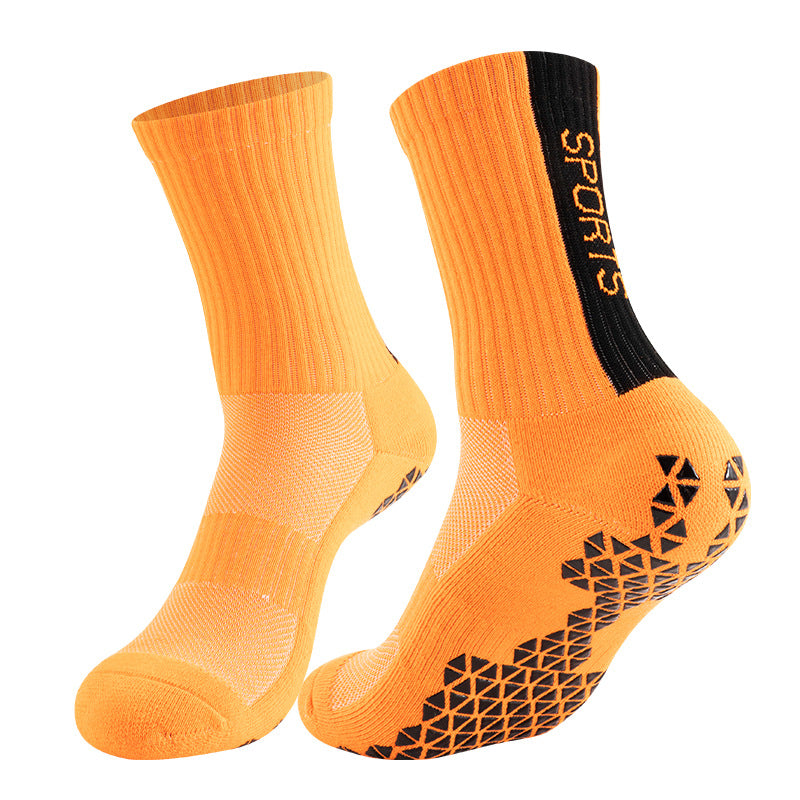 Men's soccer socks center hose dispensing non-slip basketball socks running socks