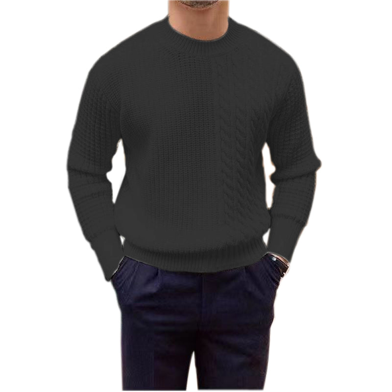 Men's Round Neck Cashmere Sweater