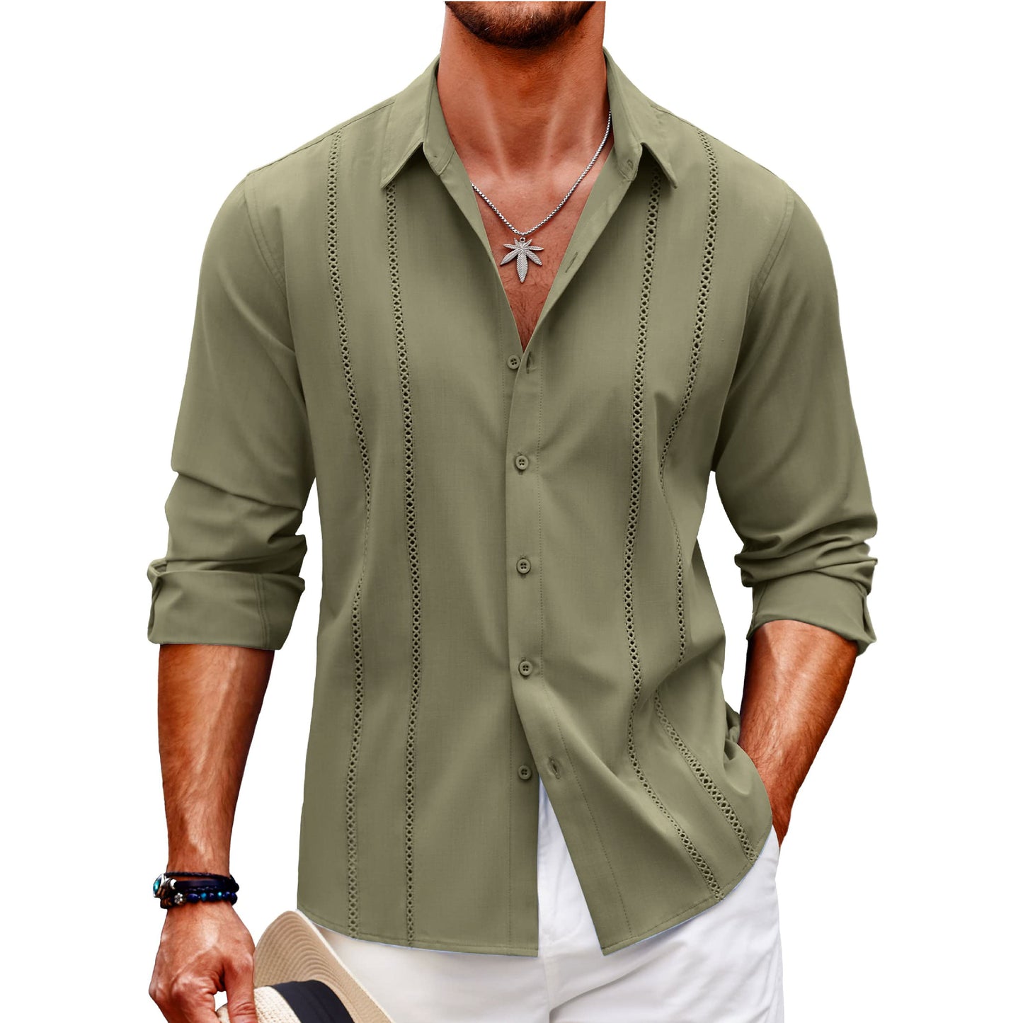 Men's Beach Linen Shirt