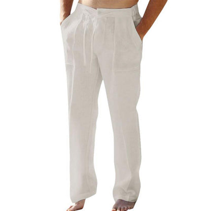 Men's Linen summer beach pants