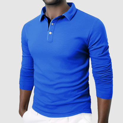 Men's Business Cotton Polo Shirt