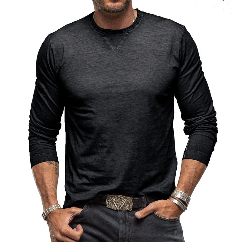 Men's Cotton Long Sleeve T-Shirt