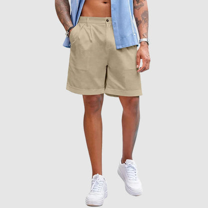 Men's Linen Summer Beach Shorts