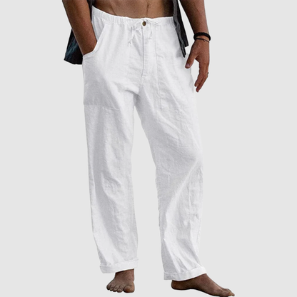 Men's Linen Beach Loose-Fitting Pants