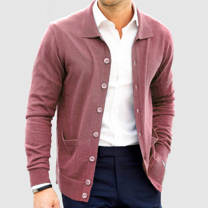 Men's Cashmere Outdoor Knit Cardigan