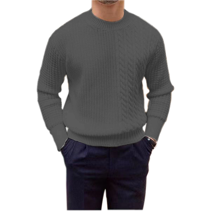 Men's Round Neck Cashmere Sweater