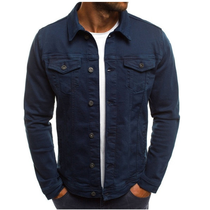 Men's Denim Jacket Casual Coat