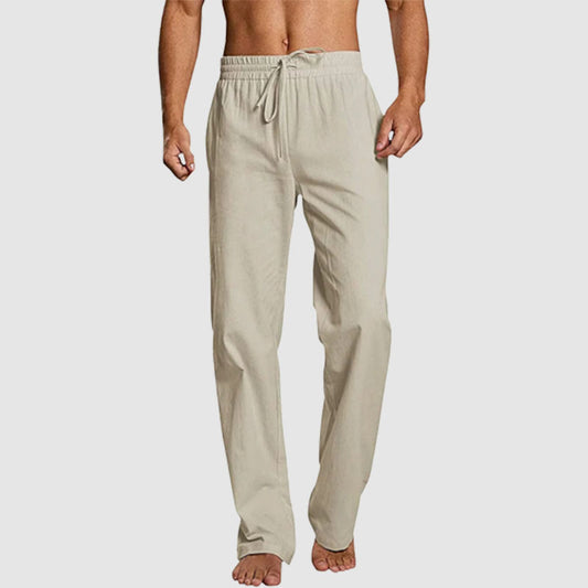 Men's Cotton Linen Sports Pants