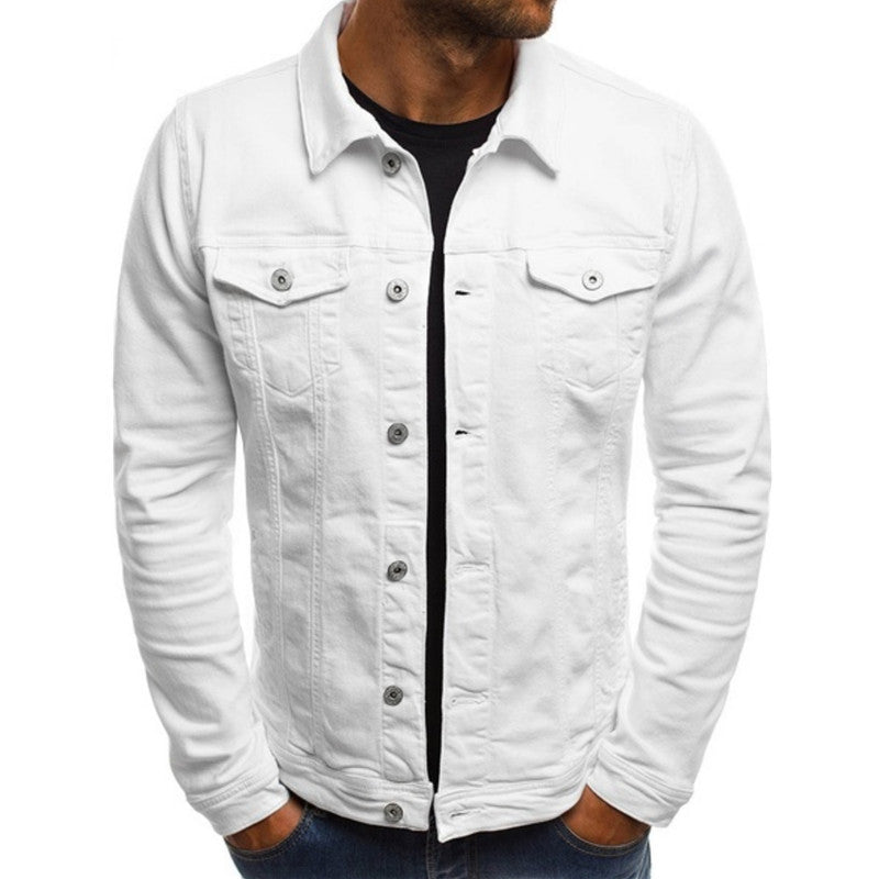 Men's Denim Jacket Casual Coat