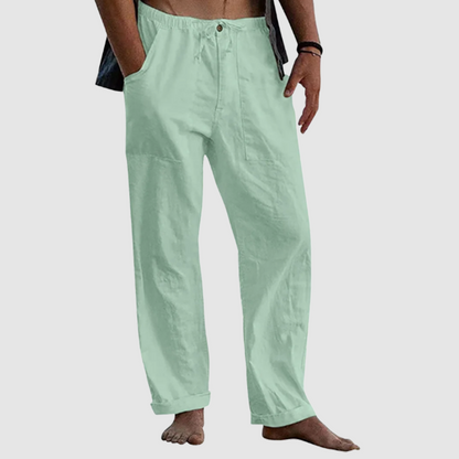 Men's Linen Beach Loose-Fitting Pants