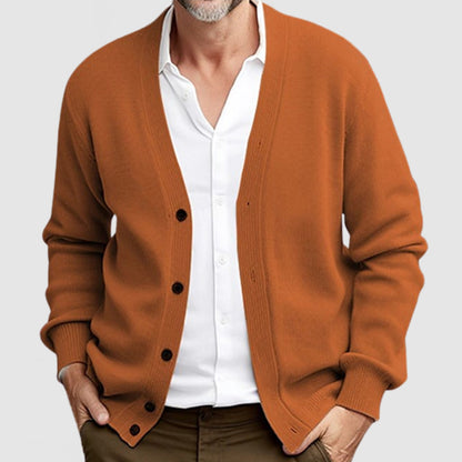 Men's Classic Long Sleeve Knit Cardigan