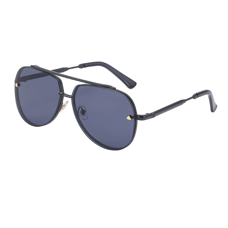 Men's Retro Diamond Cut Sunglasses