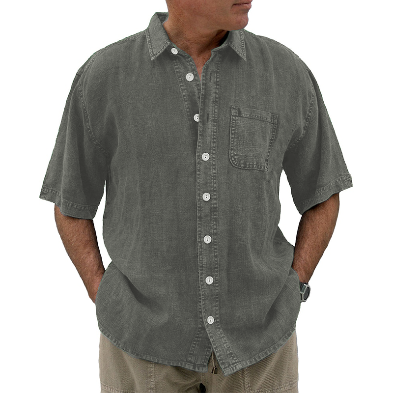 Men's Short Sleeve Pocket Shirt