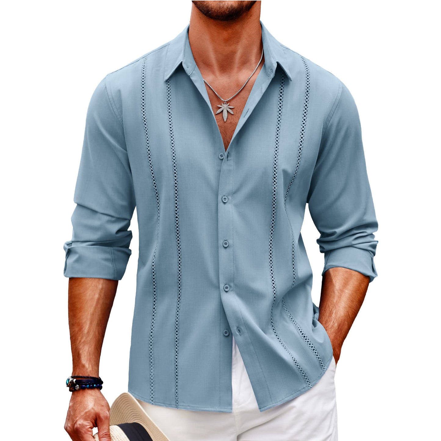 Men's Beach Linen Shirt