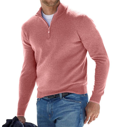Men's Delicate Quarter Zip Sweater