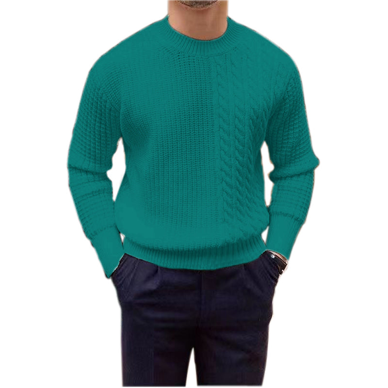 Men's Round Neck Cashmere Sweater