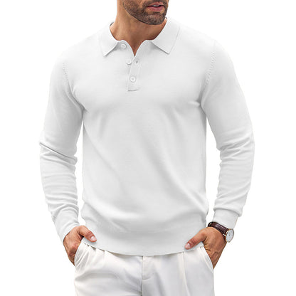 Men's Men's Knit Casual Classic Polo Shirts