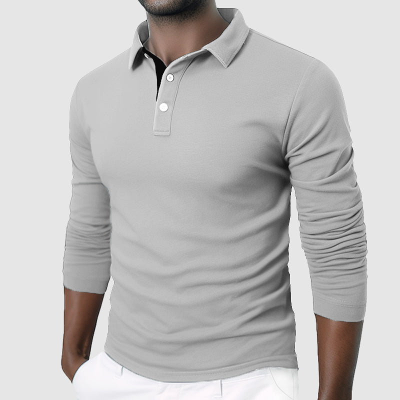 Men's Business Cotton Polo Shirt