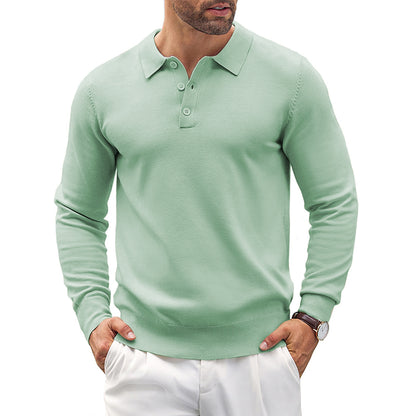 Men's Men's Knit Casual Classic Polo Shirts