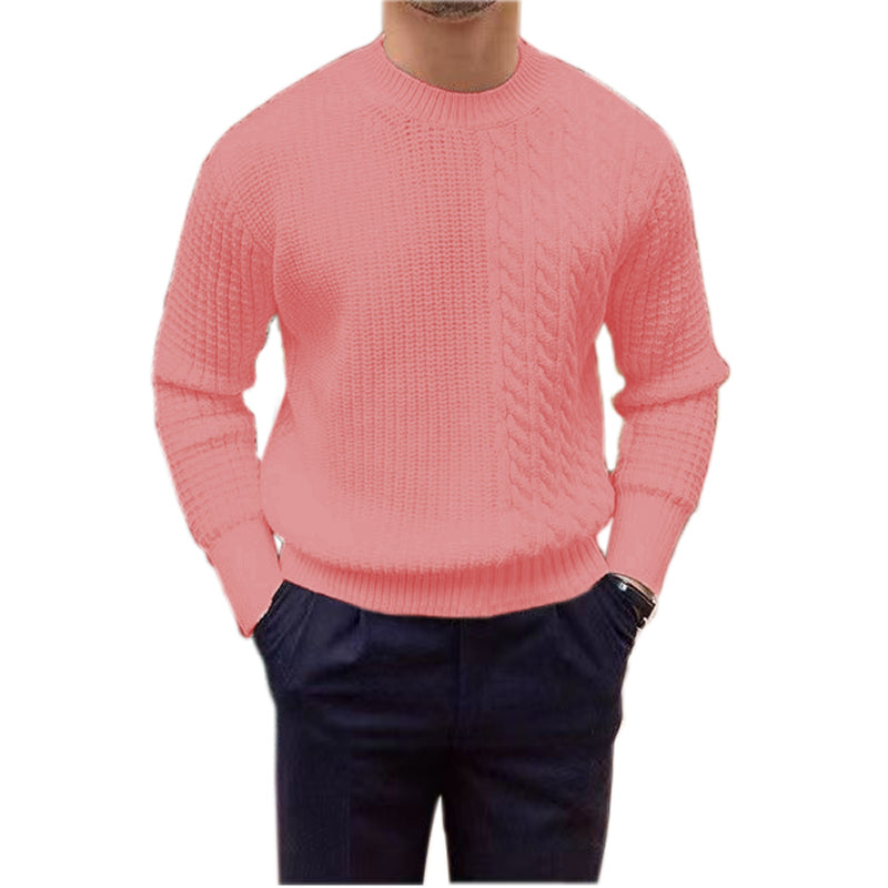 Men's Round Neck Cashmere Sweater