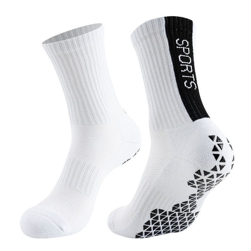 Men's soccer socks center hose dispensing non-slip basketball socks running socks