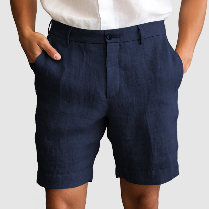 Men's Casual Cotton Linen Shorts